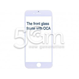 Vetro Bianco Con Pellicola Oca + Frame iPhone 7