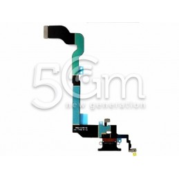 Connettore Di Ricarica Flat Cable Nero iPhone X No Logo