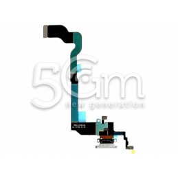 Connettore Di Ricarica Grigio Flat Cable iPhone X No Logo