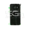 Samsung SM-G930 S7 Black Back Cover Includes Glass Lens + Camera Frame 