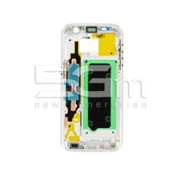 Samsung SM-G930 S7 Silver-White Middle Frame 