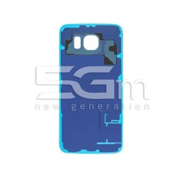 Samsung SM-G920 Light Blue Back Cover + Gasket Adhesive 