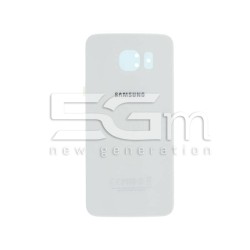 Retro Cover Bianco + Adesivo Guarnizione Samsung SM-G920   