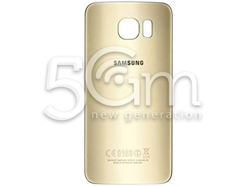 Retro Cover Gold + Adesivo Guarnizione Samsung SM-G920 Originale