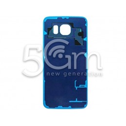 Retro Cover Blu Scuro + Adesivo Guarnizione Samsung SM-G920 "X Ver Nero ori