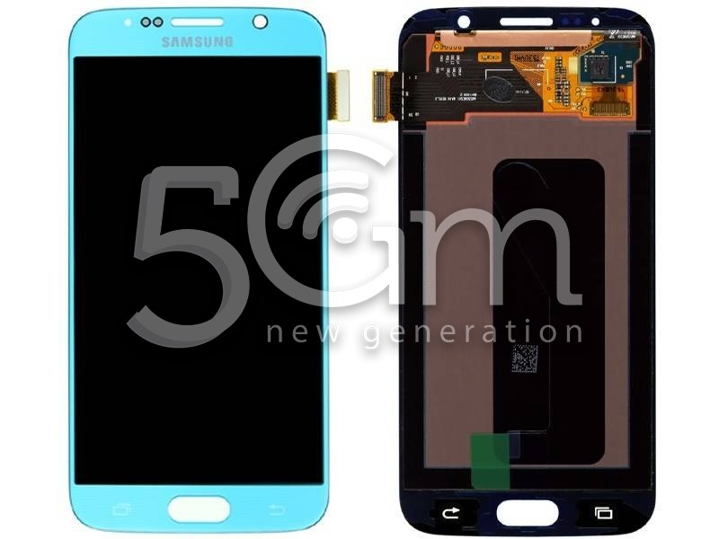 Samsung SM-G920 S6 Light Blue Touch Display