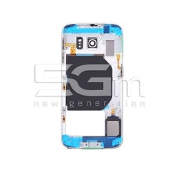 Samsung G920 S6 Full Silver Middle Frame