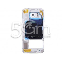 Samsung G920 S6 Full Silver Middle Frame