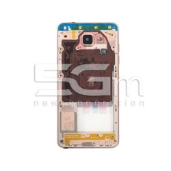 Middle Frame Pink Gold Samsung SM-A510 Ori