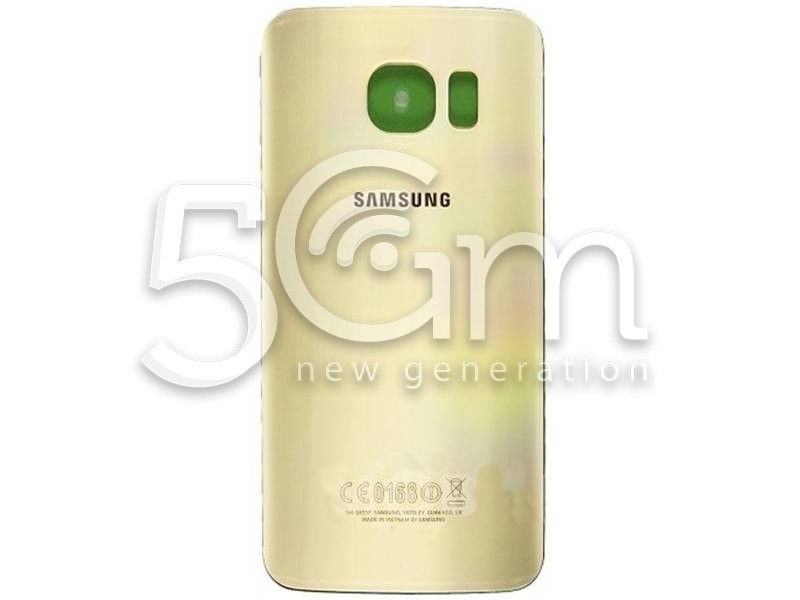 Samsung SM-G925 Gold Back Cover + Gasket Adhesive 