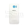 Retro Cover Bianco + Adesivo Guarnizione Samsung SM-G925 S6 Edge Ori