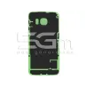 Retro Cover Bianco + Adesivo Guarnizione Samsung SM-G925 S6 Edge Ori