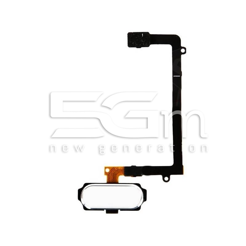 Samsung SM-G925 S6 White Home Button + Flex Cable