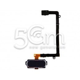 Tasto Home Nero + Flat Cable Samsung SM-G925 S6