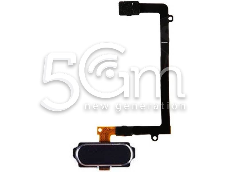 Samsung SM-G925 S6 Black Home Button + Flex Cable