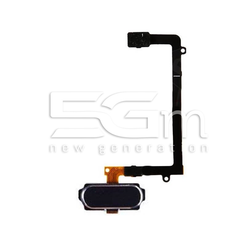 Samsung SM-G925 S6 Black Home Button + Flex Cable