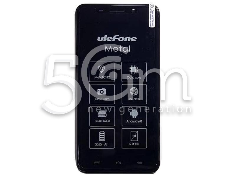 Lcd Touch Black + Frame Ulefone Metal