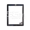Touch Screen Bianco + Biadesivo + Tasto Centrale Compleato Ipad 2 No Logo