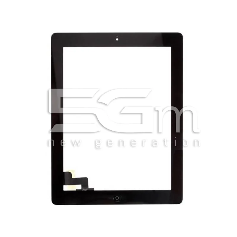 Touch Screen Nero + Biadesivo + Tasto Centrale Completo Ipad 2