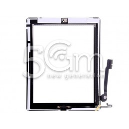 Ipad 4 Black Touch Screen + Home Button Flat