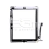 Touch Screen Bianco + Tasto Home Completo + Adesivo iPad 4