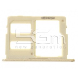 Holder Dual Sim card/SD Card Gold SM-J530