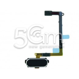 Tasto Home Nero + Flat Cable Samsung SM-G920 S6 