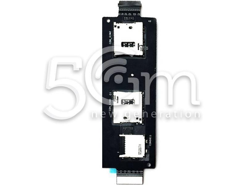 Lettore Sim Card Flat Cable Completo Asus ZenFone 2 ZE550ML ZE551ML
