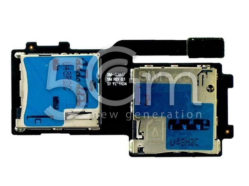 Lettore Sim Card Flat Cable Completo Samsung SM-G386F