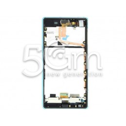 Display Touch Nero + Frame Acqua Green Xperia Z3+ E6553