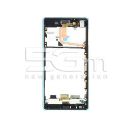 Display Touch Nero + Frame Acqua Green Xperia Z3+ E6553