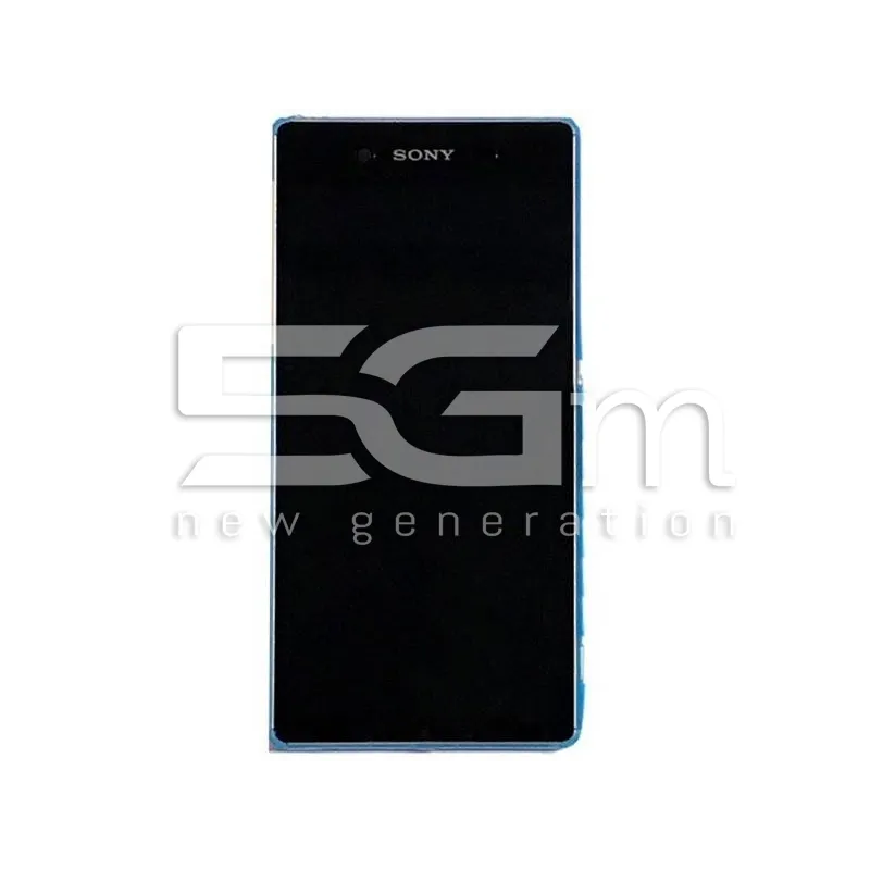Display Touch Nero + Frame "Aqua Green" Xperia Z3+ Dual E6533