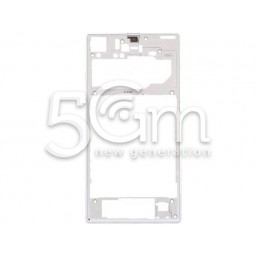 Sony Xperia Z1 L39H White Back Frame