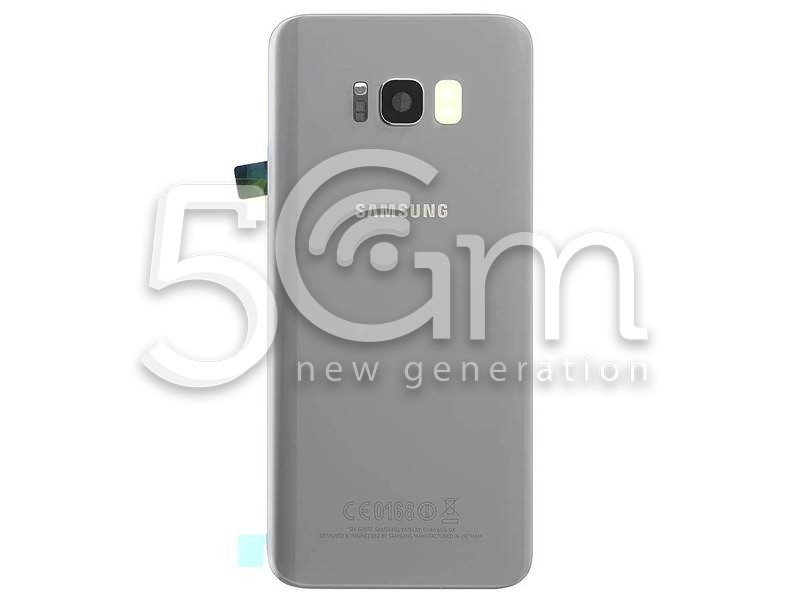 Retro Cover Silver Samsung SM-G955 S8 Edge