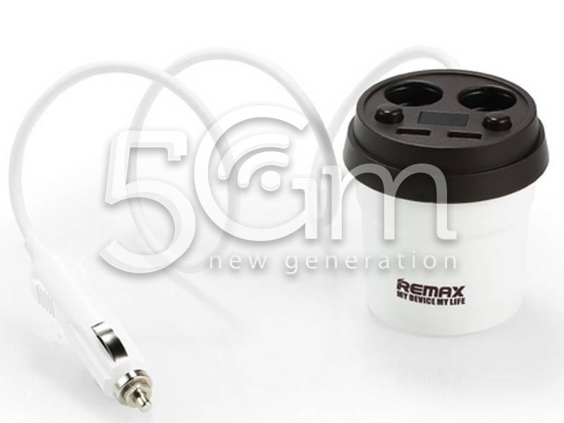Remax Coffee Cup CR-2XP Car Charger 2Usb iPhone 8
