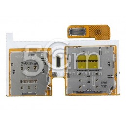 Lettore Sim Card + Memory Card Flat Cable Samsung SM-T715N