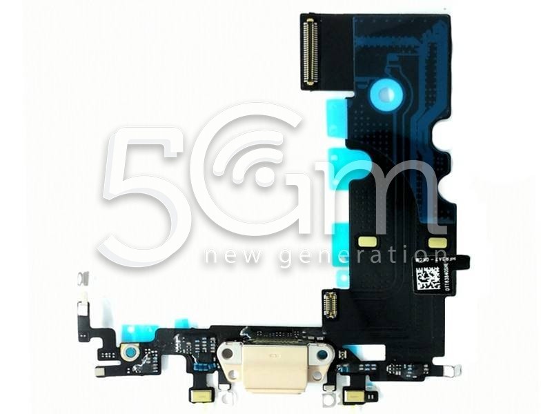 Connettore Di Ricarica Gold Flat Cable iPhone 8