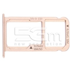 Sim Card Holder + Micro SD Gold Huawei  Mate 9