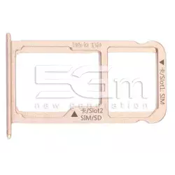 Sim Card Holder + Micro SD Gold Huawei  Mate 9