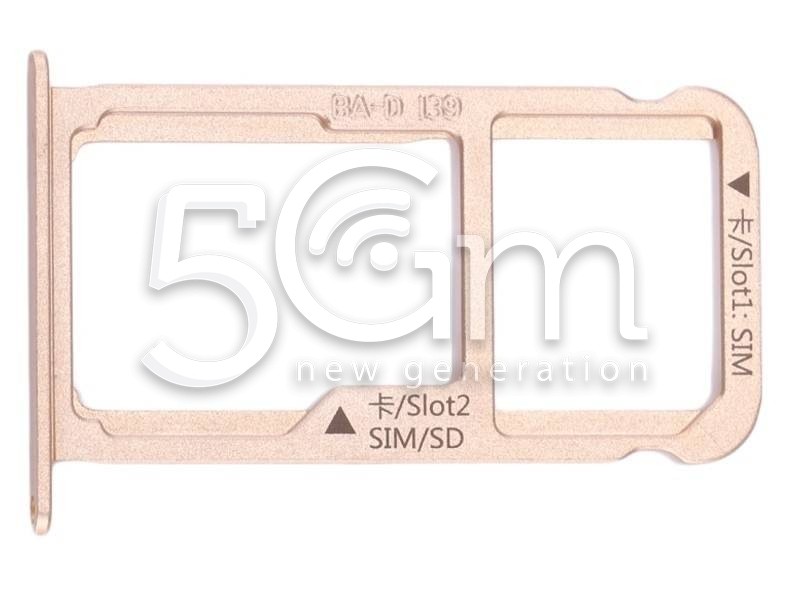 Sim Card Holder + Micro SD Gold Huawei  Mate 9