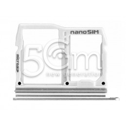 Supporto Sim Card + Micro SD Silver Lg G6 H870