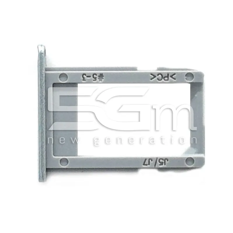 Holder Dual Sim Card Silver-Blue Samsung SM-J530