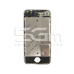 Middle Board + Tasto Home Bianco Completo Iphone 4