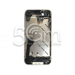 Middle Board + Tasto Home Bianco Completo Iphone 4