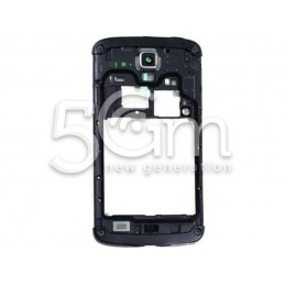 Samsung I9295 Black Middle Frame + Ringer + Audio Jack