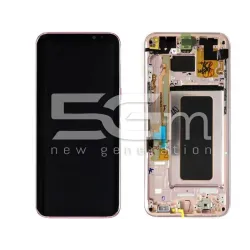 Display Touch Pink + Frame Samsung SM-G955F S8 Plus