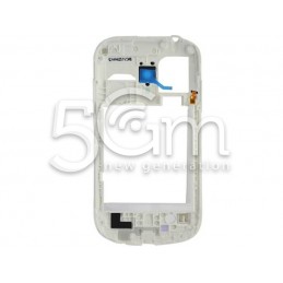 Samsung I8190 White Middle Frame