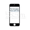 Vetro Nero Con Pellicola Oca + Frame iPhone 5C
