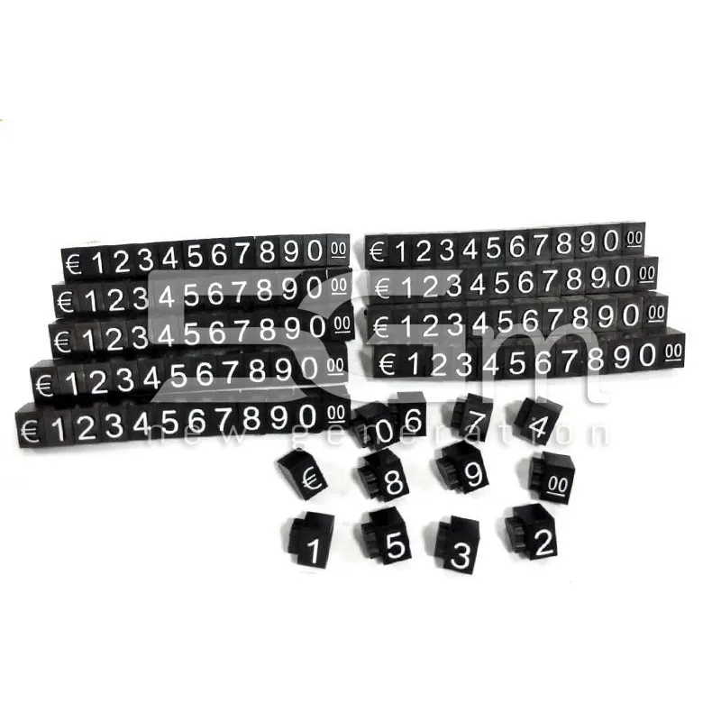 Kit 10 Pcs Esposizione Prezzi in Vetrina