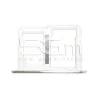 Supporto Sim Card/SD Card Bianco LG X Power K220